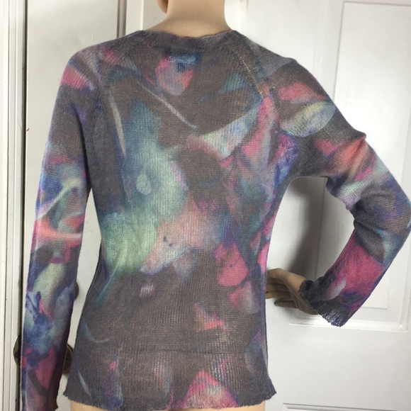 Emporio Armani thin tie dye sweater made in Italy - Picture 4 of 6